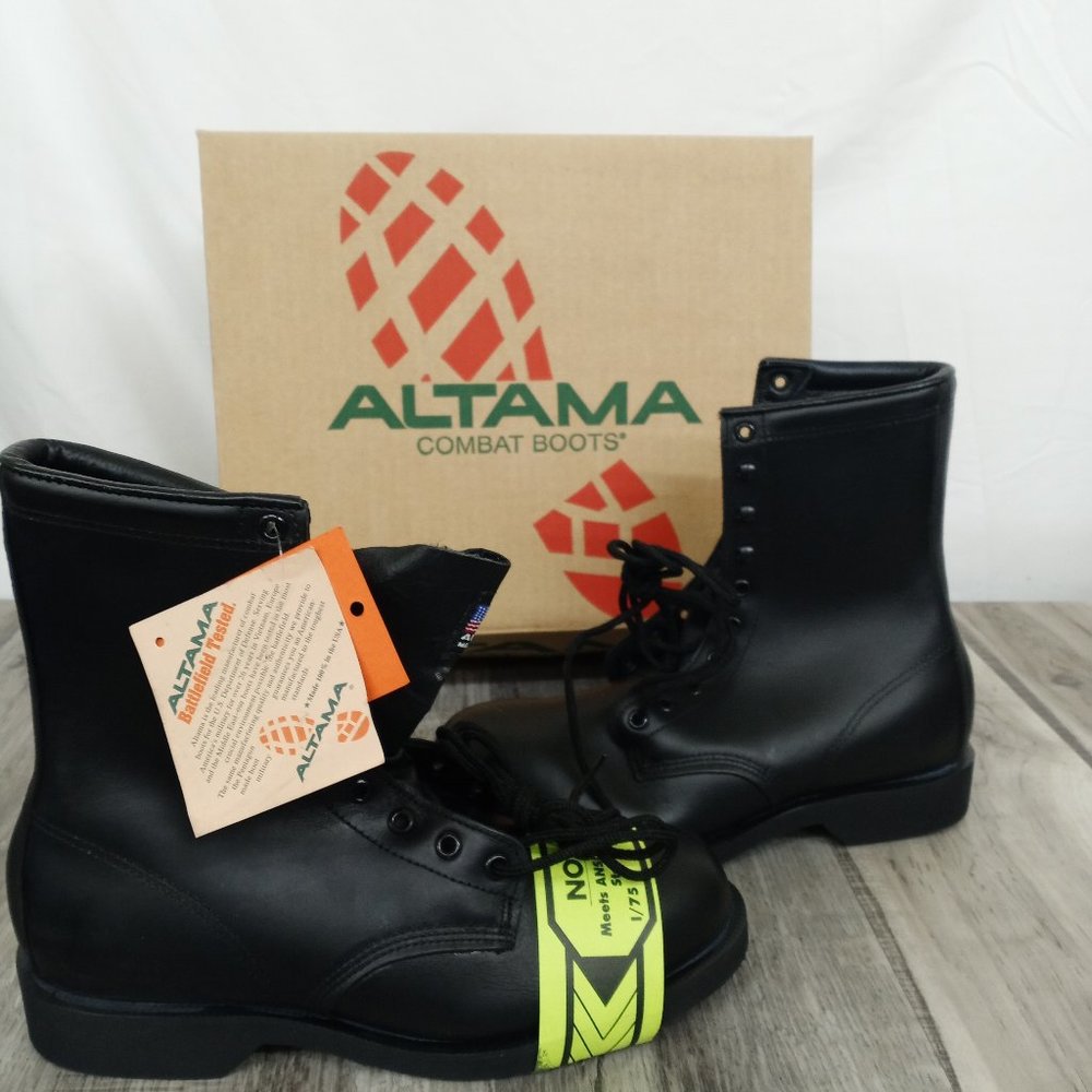 Altama NEW Steel Safety Toe Work Boots Electrical Hazard Safety Boots Men's 9